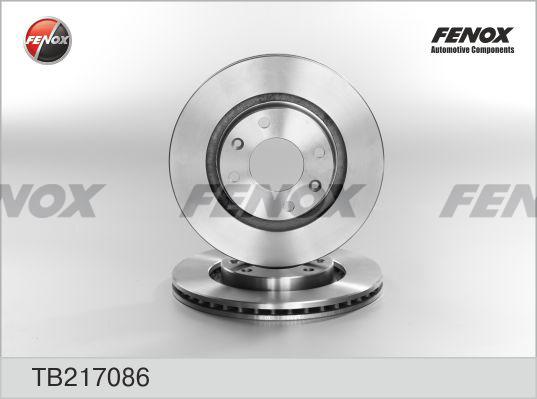 Fenox TB217086 - Bremžu diski autodraugiem.lv