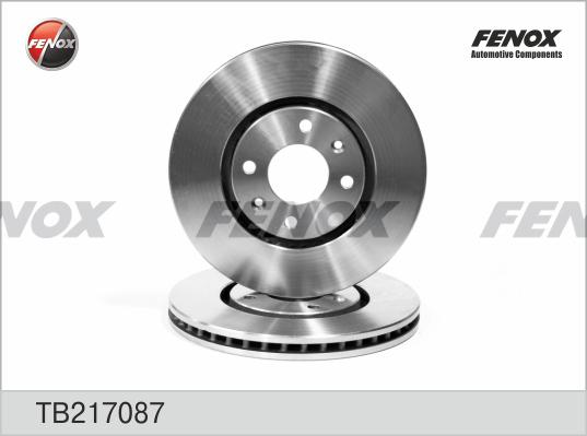 Fenox TB217087 - Bremžu diski autodraugiem.lv