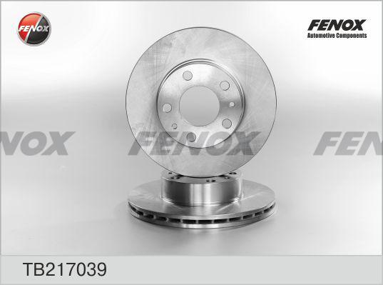 Fenox TB217039 - Bremžu diski autodraugiem.lv