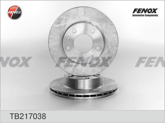 Fenox TB217038 - Bremžu diski autodraugiem.lv