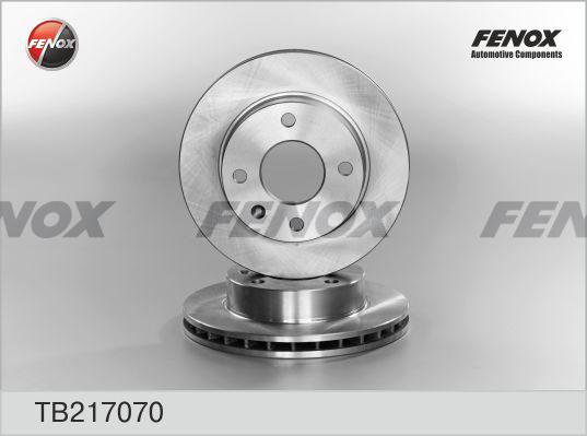 Fenox TB217070 - Bremžu diski autodraugiem.lv