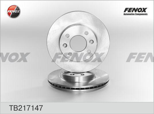 Fenox TB217147 - Bremžu diski autodraugiem.lv