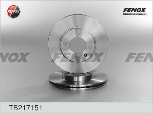 Fenox TB217151 - Bremžu diski autodraugiem.lv