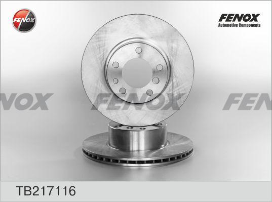 Fenox TB217116 - Bremžu diski autodraugiem.lv