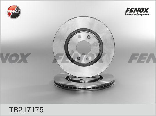 Fenox TB217175 - Bremžu diski autodraugiem.lv