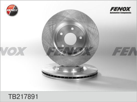 Fenox TB217891 - Bremžu diski autodraugiem.lv