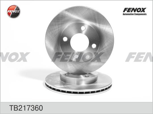 Fenox TB217360 - Bremžu diski autodraugiem.lv