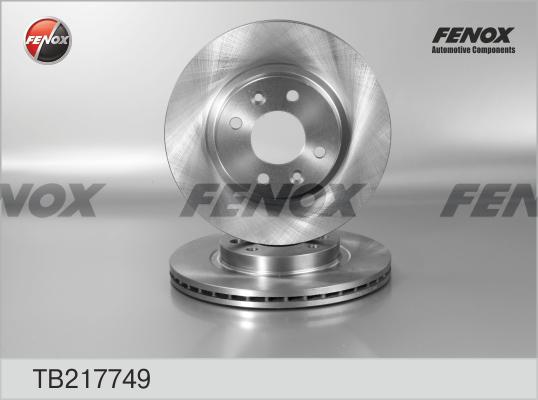 Fenox TB217749 - Bremžu diski autodraugiem.lv