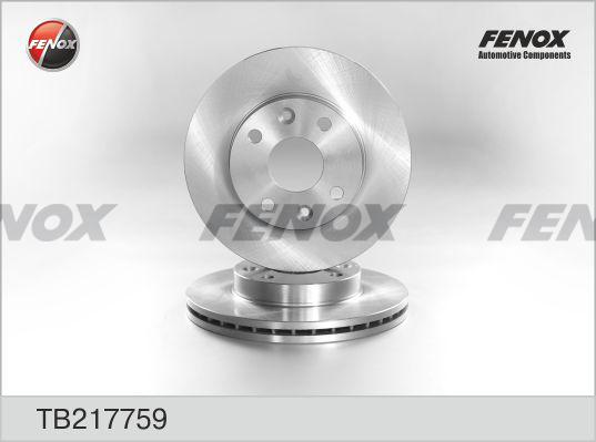 Fenox TB217759 - Bremžu diski autodraugiem.lv