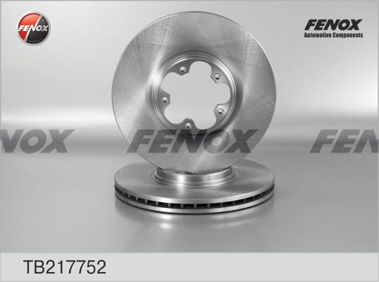 Fenox TB217752 - Bremžu diski autodraugiem.lv
