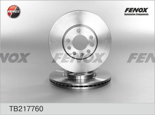 Fenox TB217760 - Bremžu diski autodraugiem.lv