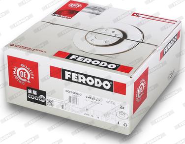 Ferodo DDF1579C-D - Bremžu diski autodraugiem.lv