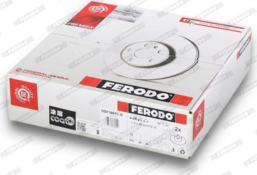Ferodo DDF1667C-D - Bremžu diski autodraugiem.lv