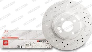 Ferodo DDF2126DS-1-D - Bremžu diski autodraugiem.lv