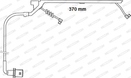 Ferodo FAI169 - Indikators, Bremžu uzliku nodilums autodraugiem.lv