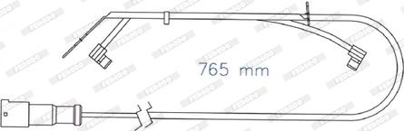 Ferodo FAI174 - Indikators, Bremžu uzliku nodilums autodraugiem.lv