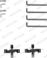 Ferodo FBA470 - Piederumu komplekts, Disku bremžu uzlikas autodraugiem.lv