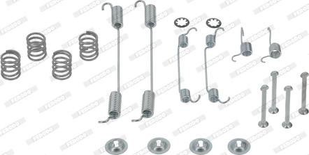 Ferodo FBA204 - Piederumu komplekts, Bremžu loki autodraugiem.lv