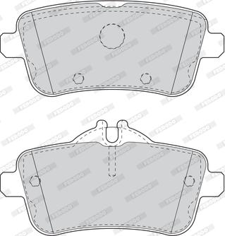 Ferodo FDB4587 - Bremžu uzliku kompl., Disku bremzes autodraugiem.lv