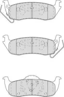 Alpha Brakes HKT-CH-021 - Bremžu uzliku kompl., Disku bremzes autodraugiem.lv