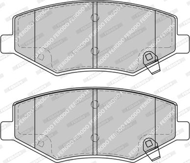 Ferodo FDB4814-D - Bremžu uzliku kompl., Disku bremzes autodraugiem.lv