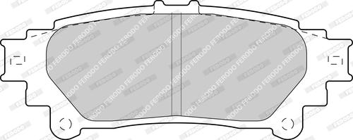 Ferodo FDB4395-D - Bremžu uzliku kompl., Disku bremzes autodraugiem.lv