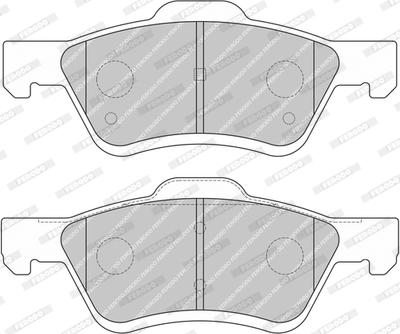 Ferodo FDB4240-D - Bremžu uzliku kompl., Disku bremzes autodraugiem.lv