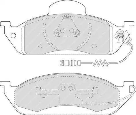 Alpha Brakes HKP-ME-023 - Bremžu uzliku kompl., Disku bremzes autodraugiem.lv