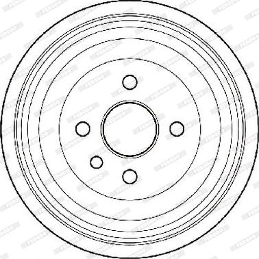 Ferodo FDR329202 - Bremžu trumulis autodraugiem.lv
