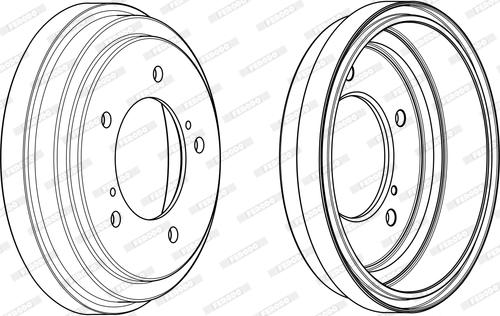 Ferodo FDR329277 - Bremžu trumulis autodraugiem.lv
