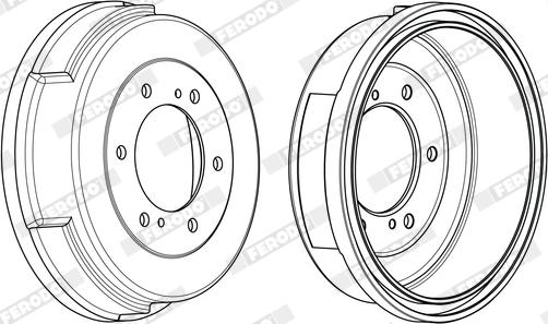 Ferodo FDR329769 - Bremžu trumulis autodraugiem.lv