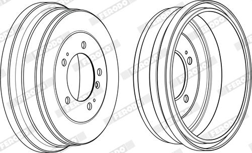 Ferodo FDR329765 - Bremžu trumulis autodraugiem.lv