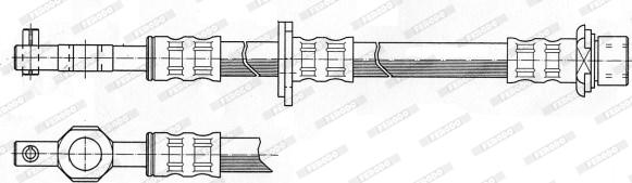 Ferodo FHY3085 - Bremžu šļūtene autodraugiem.lv