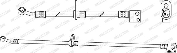 Ferodo FHY3287 - Bremžu šļūtene autodraugiem.lv