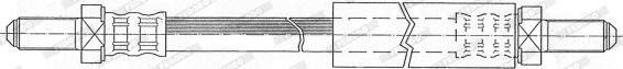 Ferodo FHY2909 - Bremžu šļūtene autodraugiem.lv