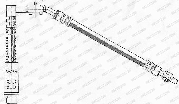 Ferodo FHY2402 - Bremžu šļūtene autodraugiem.lv
