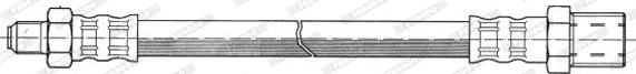 Ferodo FHY2508 - Bremžu šļūtene autodraugiem.lv