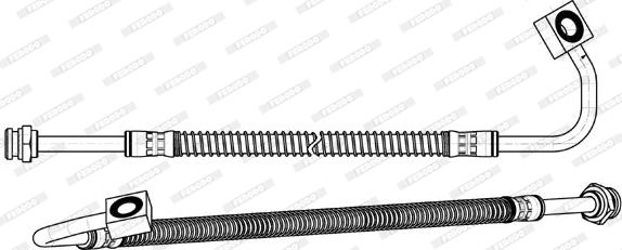 Ferodo FHY2819 - Bremžu šļūtene autodraugiem.lv