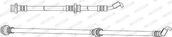 Ferodo FHY2741 - Bremžu šļūtene autodraugiem.lv