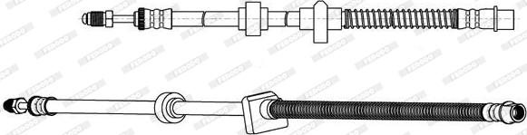 Ferodo FHY2725 - Bremžu šļūtene autodraugiem.lv