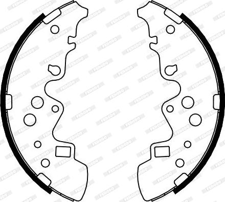 Ferodo FSB4094 - Bremžu loku komplekts autodraugiem.lv
