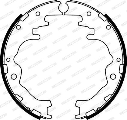 Ferodo FSB4092 - Bremžu loku komplekts autodraugiem.lv
