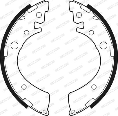 Ferodo FSB402 - Bremžu loku komplekts autodraugiem.lv