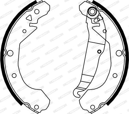 Ferodo FSB4075 - Bremžu loku komplekts autodraugiem.lv