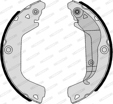 Ferodo FSB4161 - Bremžu loku komplekts autodraugiem.lv
