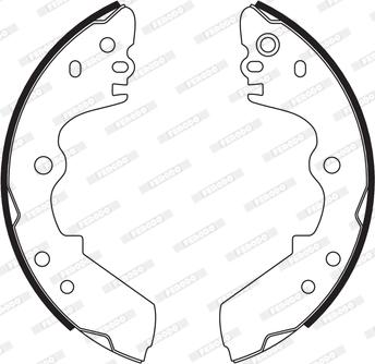 Ferodo FSB471 - Bremžu loku komplekts autodraugiem.lv