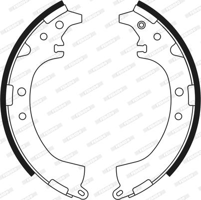 Ferodo FSB564 - Bremžu loku komplekts autodraugiem.lv