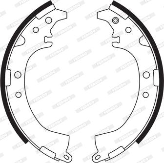 Ferodo FSB564 - Bremžu loku komplekts autodraugiem.lv