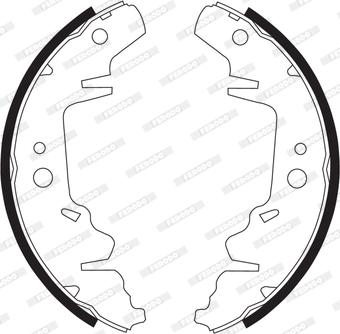 Ferodo FSB568 - Bremžu loku komplekts autodraugiem.lv