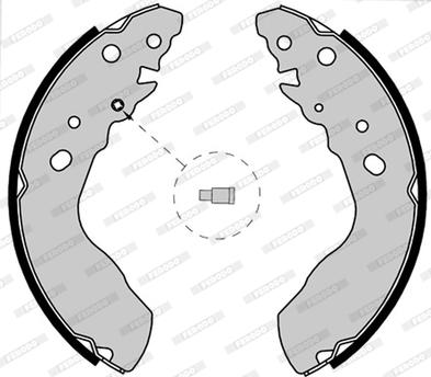 Ferodo FSB580 - Bremžu loku komplekts autodraugiem.lv
